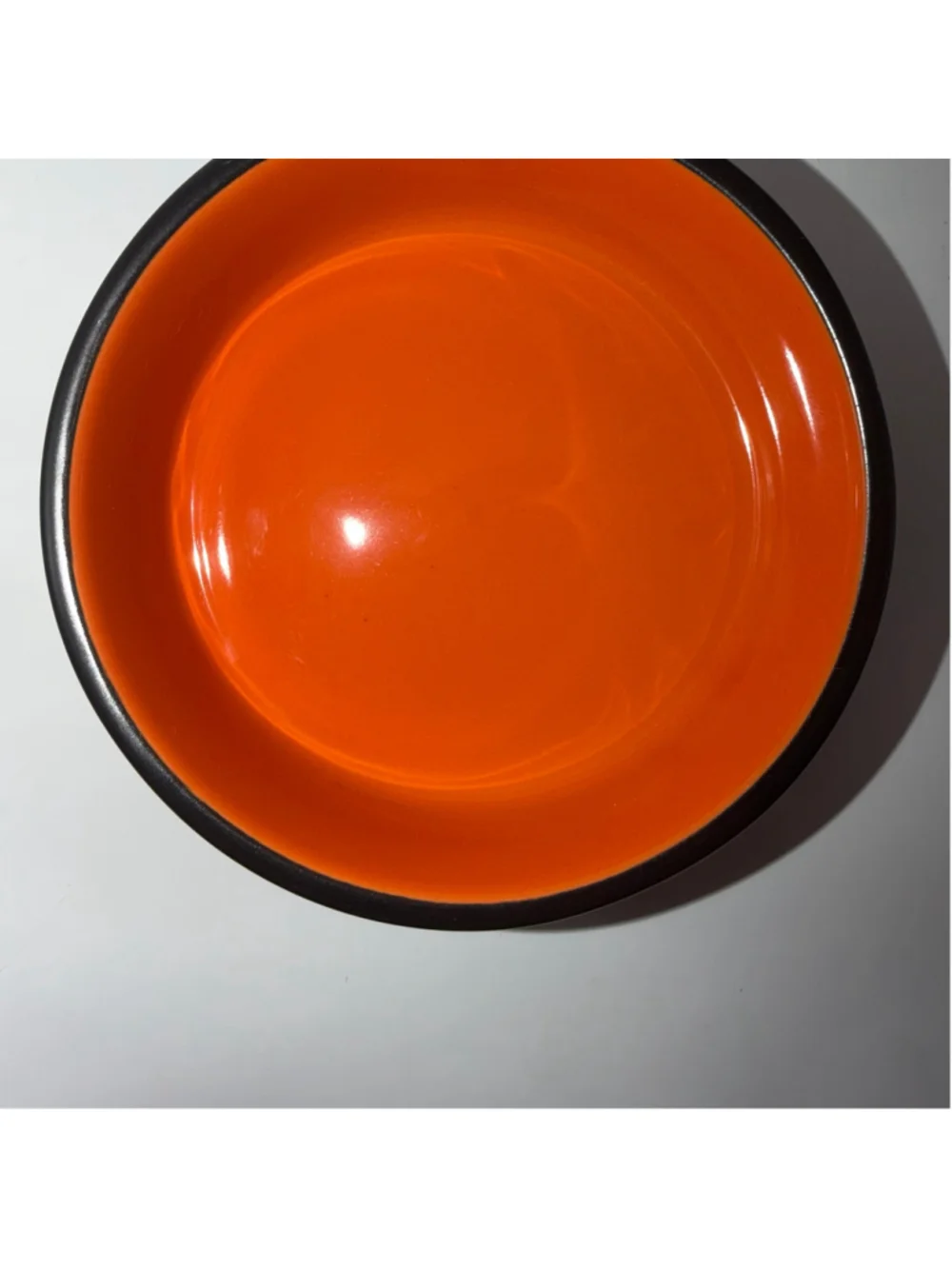 NWOT Rae Dunn WICKED CUTE Black Orange Halloween Pet Dish Cat Dog Ceramic Bowl